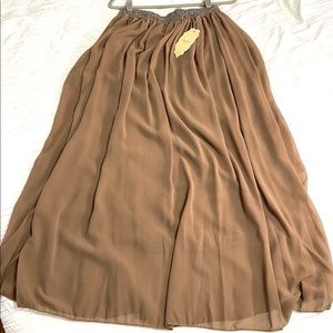 Price Drop - Chiffon maxi skirt